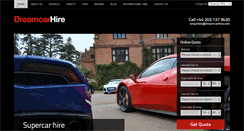 Desktop Screenshot of dreamcarhire.com